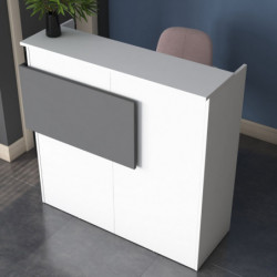 Mesa de recepción MA102 2929 Blanco Mármol Practica Hogar