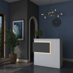 Mesa de recepción MA102 2929 Blanco Mármol Practica Hogar