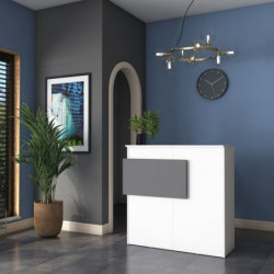 Mesa de recepción MA102 2929 Blanco Mármol Practica Hogar