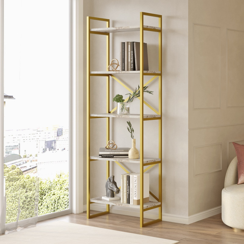 Librería Vg3-Ge Mármol Oro Practica Hogar Librería Vg3-Ge Mármol Oro Practica Hogar