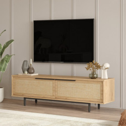 Mueble TV On1-Su Nogal Roble Practica Hogar