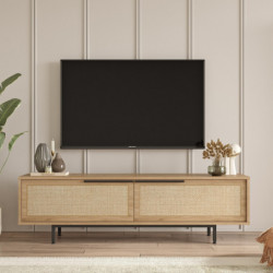 Mueble TV On1-Su Nogal Roble Practica Hogar
