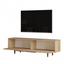 Mueble TV On1-Su Nogal Roble Practica Hogar