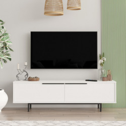 Mueble TV On1-W Blanco Practica Hogar