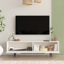 Mueble TV On1-W Blanco Practica Hogar