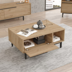 Mesa de centro On2-S Nogal Practica Hogar