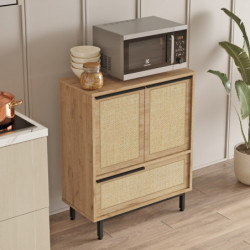 Mueble de cocina On8A-Su Nogal Roble Practica Hogar