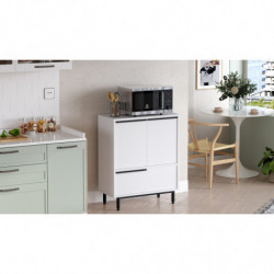 Mueble de cocina On8A-W Blanco Practica Hogar