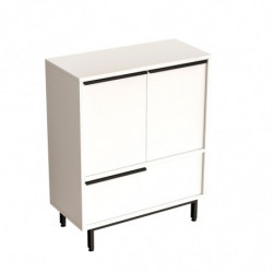 Mueble de cocina On8A-W Blanco Practica Hogar