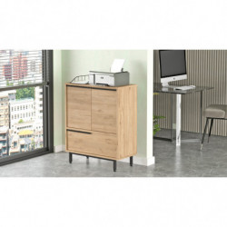 Gabinete multiusos On8B-S Nogal Practica Hogar