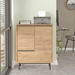 Gabinete multiusos On8B-S Nogal Practica Hogar