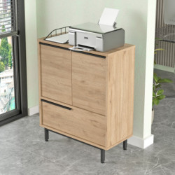 Gabinete multiusos On8B-S Nogal Practica Hogar