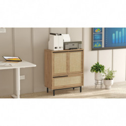 Gabinete multiusos On8B-Su Nogal Roble Practica Hogar