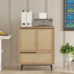 Gabinete multiusos On8B-Su Nogal Roble Practica Hogar
