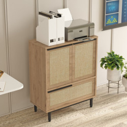 Gabinete multiusos On8B-Su Nogal Roble Practica Hogar