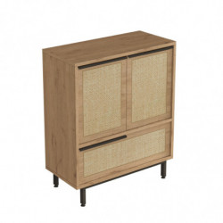 Gabinete multiusos On8B-Su Nogal Roble Practica Hogar
