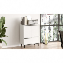 Gabinete multiusos On8B-W Blanco Practica Hogar