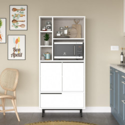 Mueble de cocina On9A-W Blanco Practica Hogar