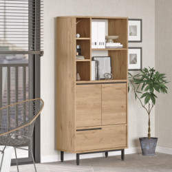 Gabinete multiusos On9B-S Nogal Practica Hogar