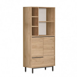 Gabinete multiusos On9B-S Nogal Practica Hogar