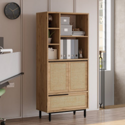 Gabinete multiusos On9B-Su Nogal Roble Practica Hogar