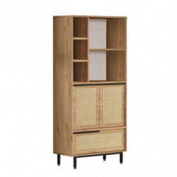 Gabinete multiusos On9B-Su Nogal Roble Practica Hogar