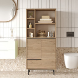 Mueble de baño On9C-S Nogal Practica Hogar