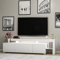 Mueble TV Beliz Blanco Practica Hogar