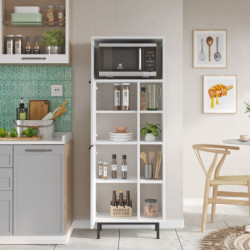 Mueble de cocina On10A-W Blanco Practica Hogar