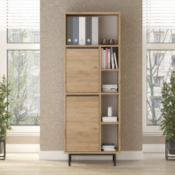 Gabinete multiusos On10B-S Nogal Practica Hogar