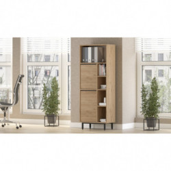 Gabinete multiusos On10B-S Nogal Practica Hogar