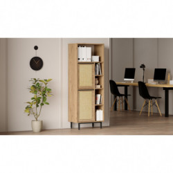 Gabinete multiusos On10B-Su Nogal Roble Practica Hogar