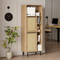Gabinete multiusos On10B-Su Nogal Roble Practica Hogar