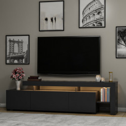 Mueble TV Beliz Antracita Practica Hogar