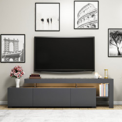 Mueble TV Beliz Antracita Practica Hogar
