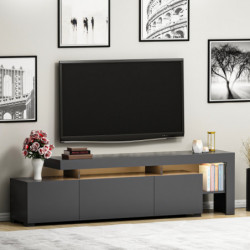 Mueble TV Beliz Antracita Practica Hogar