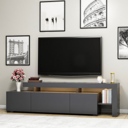 Mueble TV Beliz Antracita Practica Hogar