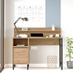 Escritorio de estudio On16-S Nogal Practica Hogar