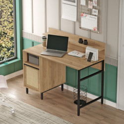 Escritorio de estudio On16-Su Nogal Roble Practica Hogar