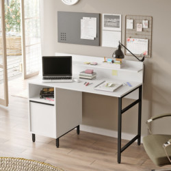 Escritorio de estudio On16-W Blanco Practica Hogar