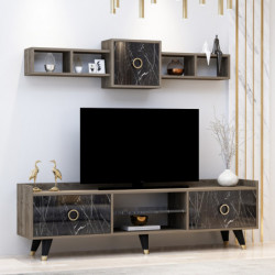 Mueble TV Rosa Mármol Practica Hogar