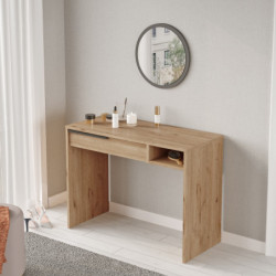 Mesa de maquillaje On18-S Nogal Practica Hogar