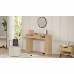 Mesa de maquillaje On18-Su Nogal Roble Practica Hogar