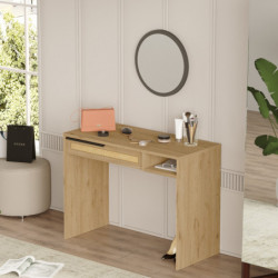 Mesa de maquillaje On18-Su Nogal Roble Practica Hogar