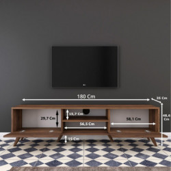 Mueble TV A9-221 nogal Practica Hogar