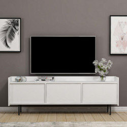 Mueble TV Atlas Blanco Practica Hogar