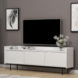 Mueble TV Atlas Blanco Practica Hogar