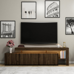 Mueble TV Beliz Nogal Practica Hogar