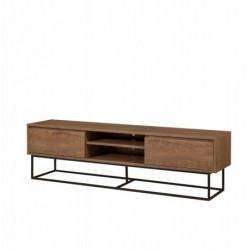 Mueble TV Rodez 180 negro nogal Practica Hogar