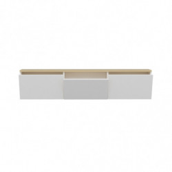 Mueble TV Neon roble blanco Practica Hogar